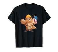 Gran Disfraz de Castor de manitas para los Amantes de Las Manualidades Camiseta