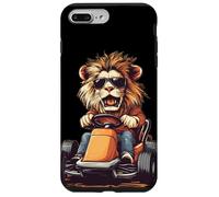 Gran disfraz de corredor de león para los amantes de los vehículos de Go Kart Carcasa para iPhone 7 Plus/8 Plus