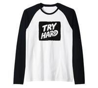 Gran Disfraz de Prueba Dura Camiseta Manga Raglan