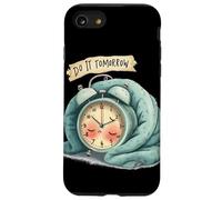 Gran Disfraz de Reloj Despertador con discurso Do It Tomorrow Carcasa para iPhone SE (2020) / 7/8