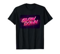 Gran disfraz de Slow Down para adultos y niños Camiseta