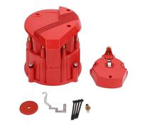 Gran distribuidor del kit de rotor de la tapa Premium Rendimiento Atentable Conjunto Compatible con varios modelos de vehículos (Rojo)