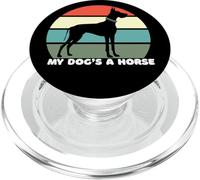 Gran dueño danés, Divertido Gran danés mamá, mi Perro es un Caballo PopSockets PopGrip para MagSafe