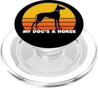 Gran dueño danés, Divertido Gran danés mamá, mi Perro es un Caballo PopSockets PopGrip para MagSafe