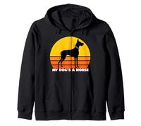 Gran dueño danés, Divertido Gran danés mamá, mi Perro es un Caballo Sudadera con Capucha