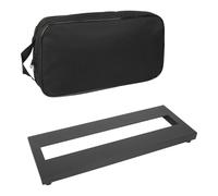 Gran efecto de guitarra Pedal, de aleación de aluminio, con bolsa de transporte, placa de pedal de efecto ligero