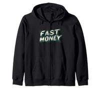 Gran emblema de dinero rápido Sudadera con Capucha