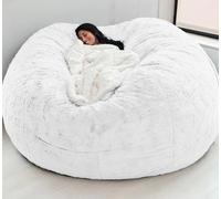 Gran enorme silla de bolsa de frijoles gigantes para adultos, sillas de bolsas de frijoles en múltiples tamaños y espuma gigante de colores con relleno de esponja 45d, cubiertas lavables a máquina