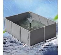 Gran Estanque Exterior para Peces con válvula de Drenaje, Estanque de Lona para Peces. Piscina de Acuario de Lona de PVC - Estanques multifuncionales Resistentes a desgarros con válvula de d