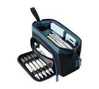 Gran estuche de lápices, almacenamiento de gran apertura para bolígrafos, bolsillo de almacenamiento para bolígrafos, para adolescentes, adultos, artistas, escritores, coleccionistas, amantes de los