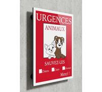 Gran fabricación de pegatinas para mascotas - informe a sus mascotas en caso de incendio (adhesivo en placa de aluminio)