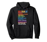 Gran Fan de la Democracia Derechos Trans Bibliotecas Públicas Igualdad Sudadera con Capucha