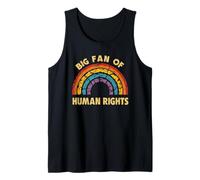 Gran Fan de los Derechos Humanos Igualdad Social Retro Camiseta sin Mangas