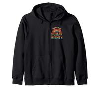 Gran Fan de los Derechos Humanos Igualdad Social Retro Sudadera con Capucha