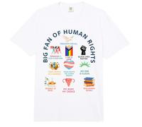 Gran Fan de los Derechos Humanos | Libertad para Todos Diseño de Igualdad Comfort Colors Adult Heavyweight T-Shirt