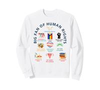 Gran Fan de los Derechos Humanos | Libertad para Todos Diseño de Igualdad Sudadera
