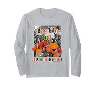 Gran Fan de los Derechos Humanos protesta Art Collage Manga Larga