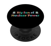 Gran fanático de la Ciencia de la energía Nuclear Humor Física PopSockets PopGrip Adhesivo