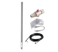 Gran ganancia obtén una recepción de señal fiable con esta antena de fibra de vidrio de 12 dBi para LoRa diseñada específicamente para tus necesidades de punto de acceso de helio