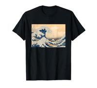 Gran Gatito Wave Gatitos Gran Ola Camiseta gráfica económica