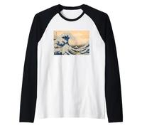 Gran Gatito Wave Gatitos Gran Ola Camiseta Manga Raglan