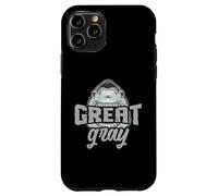 Gran humor de tiburón gris para familiares de pelo gris viejos amigos Carcasa para iPhone 11 Pro