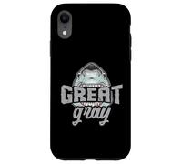 Gran humor de tiburón gris para familiares de pelo gris viejos amigos Carcasa para iPhone XR