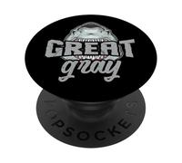 Gran humor de tiburón gris para familiares de pelo gris viejos amigos PopSockets PopGrip Adhesivo