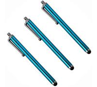 Gran lápiz capacitivo x3 para Huawei P40 Lite E Smartphone Tableta Escritura Universal Juego de 3 (azul)