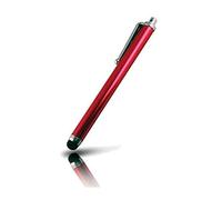 Gran lápiz capacitivo x3 para Samsung Galaxy A21 Smartphone Tablet Escribe Universal Pack de 3 (rojo)
