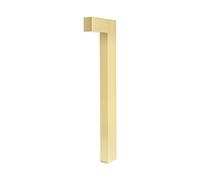 Gran Letrero Arquitectónico Moderno Flotante Dorado de 15 cm(1,10cm)