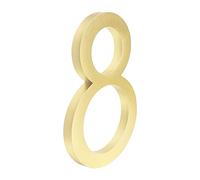 Gran Letrero Arquitectónico Moderno Flotante Dorado de 15 cm(8,15cm)