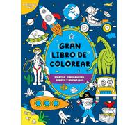 Gran libro de colorear para niños: A partir de 4 años: Piratas, dinosaurios, robots y mucho más