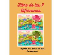 GRAN LIBRO de las 7 diferencias: A partir de 5 años a 97 años, Con soluciones