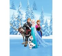 Gran Manta de Peluche Frozen 2 La Reina del Hielo Sven 130 x 170 cm súper suave Manta de Forro Polar Manta para Sofá Manta Disney Anna Elsa Olaf Kristoff Arendelle Completamente Despreocupado