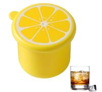 Gran máquina de cubitos de hielo - Molde de cubitos de hielo individual,Cubitera Cilindro con Tapa | Para mantener las bebidas más frías, máquina de hielo para bebidas, café, whisky, cócteles