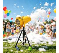 Gran Máquina De Espuma Para Jardín, Piscina Y Eventos Al Aire Libre, Cañón De Espuma De 1000 W Para Fiestas, Máquina De Espuma Portátil Con Trípode, Potente Máquina De Espuma Para Fiestas(Yellow)