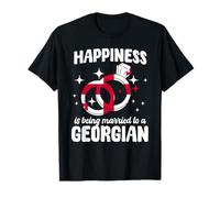 Gran Matrimonio Georgiano Wear Georgia Esposa Marido Camiseta