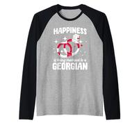 Gran Matrimonio Georgiano Wear Georgia Esposa Marido Camiseta Manga Raglan