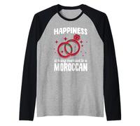 Gran Matrimonio Marroquí Diciendo Marruecos Esposa Marido Camiseta Manga Raglan
