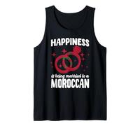 Gran Matrimonio Marroquí Diciendo Marruecos Esposa Marido Camiseta sin Mangas