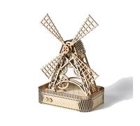 Gran Molino de Viento Puzzle 3D Madera,Maquetas Construir Modelos Kits,Potenciar Creatividad,Regalos para Adolescentes Adultos