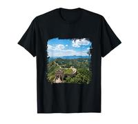 Gran Muralla China Montaña Paisaje Escena Histórica Camiseta