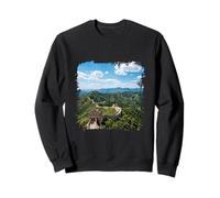 Gran Muralla China Montaña Paisaje Escena Histórica Sudadera