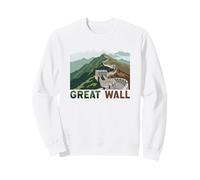 Gran Muralla de China Antiguo Monumento de Asia Souvenir Sudadera