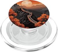 Gran Muralla de China Viaje Vacaciones Souvenir PopSockets PopGrip para MagSafe