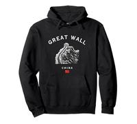 Gran Muralla De China Watchtower Bandera China Recuerdo Sudadera con Capucha