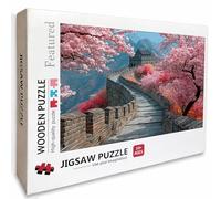 Gran Muralla Puzzle Madera, áRbol Puzzle 2000 Piezas Adultos con Compact Box 99x70cm, Rompecabezas Desafiante, Juegos de Rompecabezas Creativos para Hombres Mujeres, Decoración Verano, Regalo, L-3407