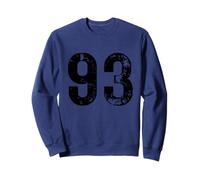 Gran número 93 para 93 cumpleaños Noventa y Tres años 1993 Sudadera