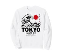 Gran Ola Arte Japonés Tokio Kanto Japón Ola Retro Sudadera